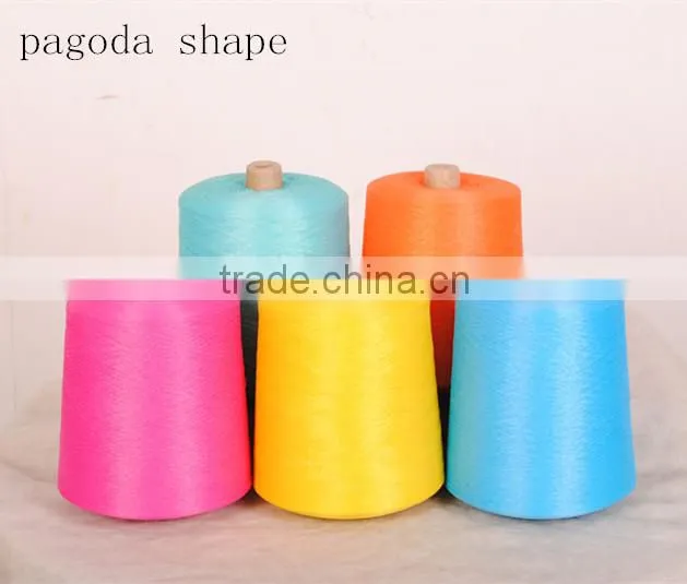 100% polyester twisted yarn for producing weaving