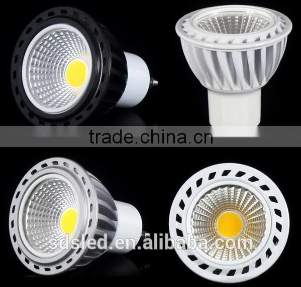 LED spotlightLED spot light energy saving 5W 7W GU10 MR16 MR11 black white AL COB led spotlight