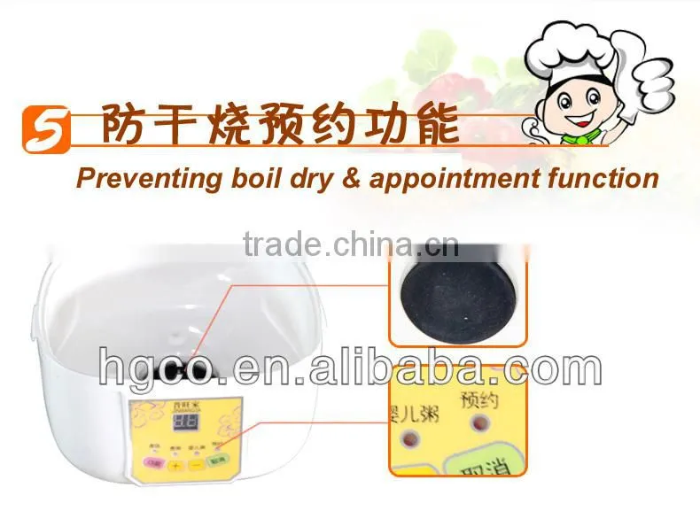 Home kitchen Portable Intelligent Multi-functional Mini Electric Heating Rice Cooker