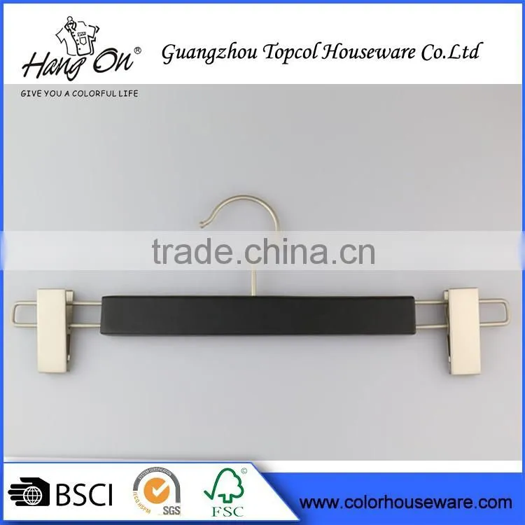 Fashionable Luxury Wood Deluxe Pants Hanger
