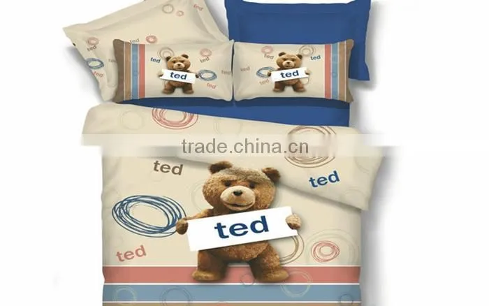 2014 new 3D kids bedding set