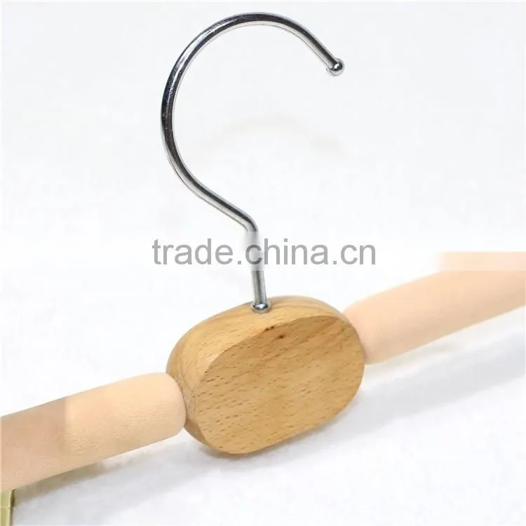 Non-skid children sponge metal clip hanger for pant