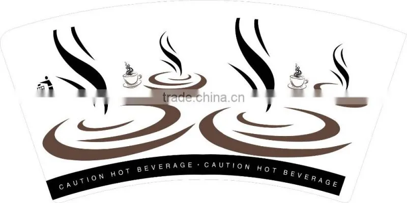 all size single PE COATED paper cup fan