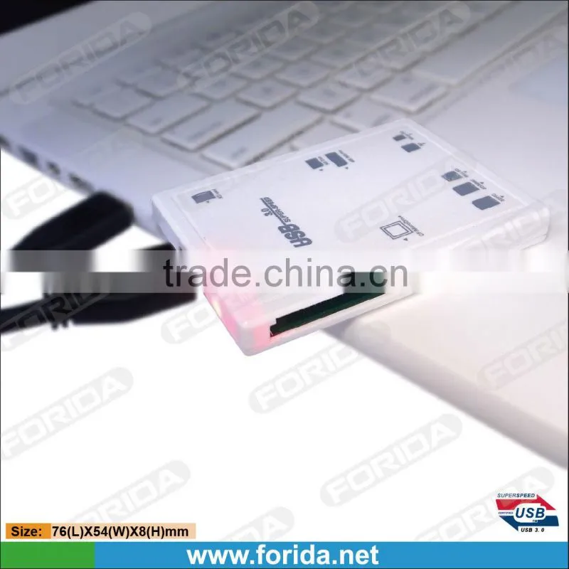 Slim Multi Functional CF/XD/SD/MS/M2/TF USB 3.0 card reader