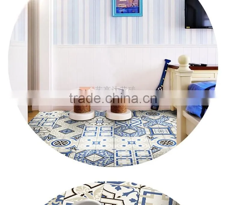 20*20cm blue color encaustic cement decorative tile moroccan cenment tile Hot sale cheap