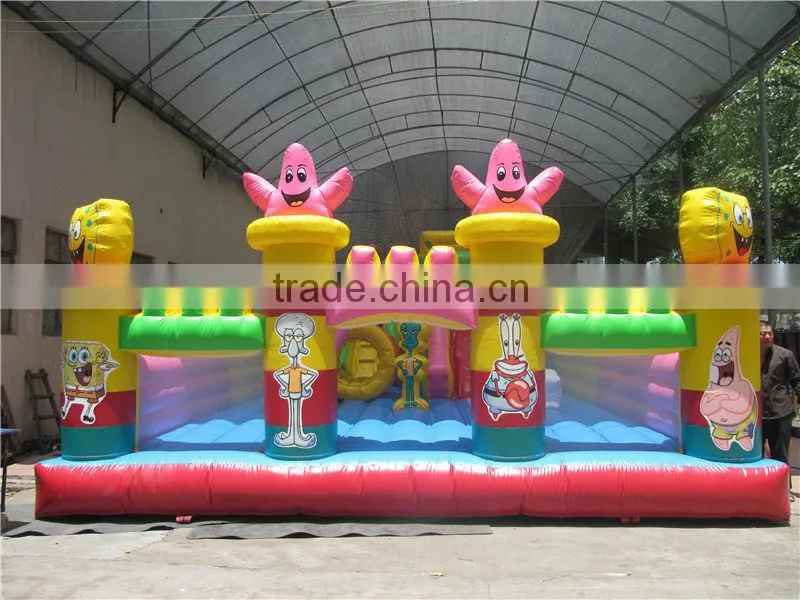 hot sale new design inflatable crocodile slide combo cartoon toy game for kids