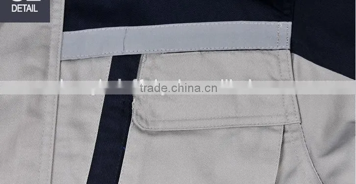 autumn long sleeve wearproof reflective stripe cleaning uniform