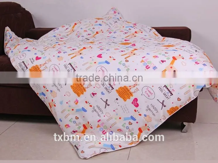 2015 baby children adult soft customize silk quilt