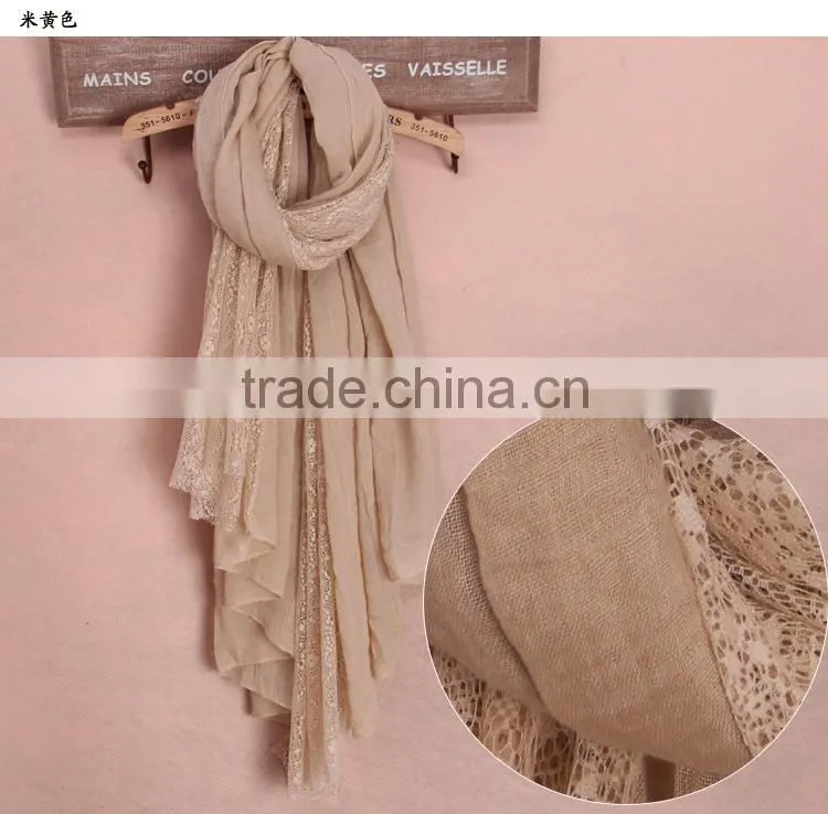 Fashion Scarf Factory China,100% Cotton Pashmina Scarf,Custom Scarf Shawl