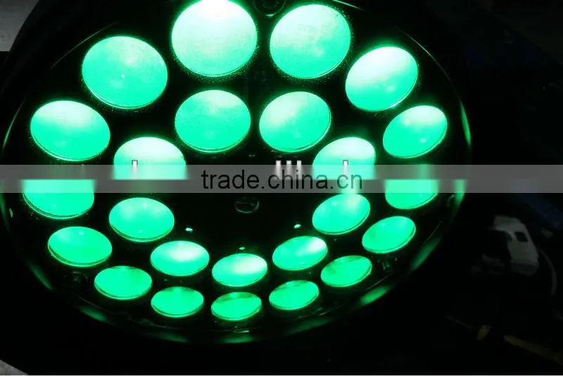 24PCS 15W RGBWA 5 in 1 zoom moving head disco equipment