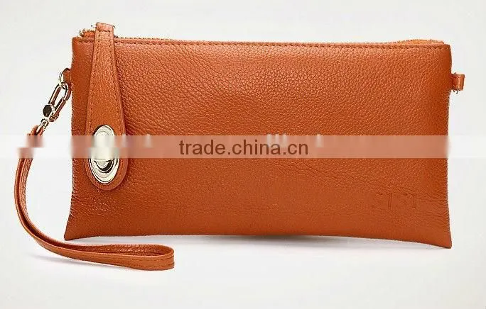 2016 china cheap fashion colorful genuine leather purses,leather purse with personalized logo
