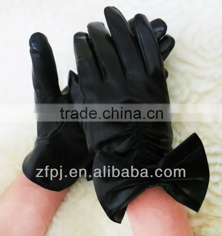 2013 sheep gloves dress bow studs ethiopia gloves