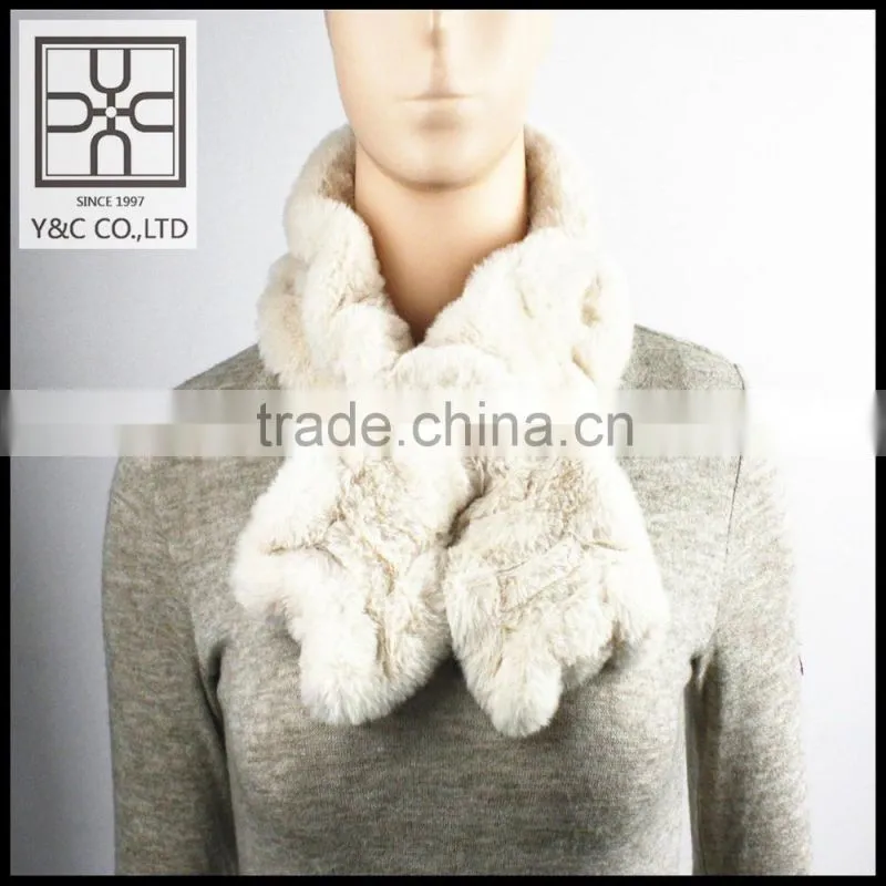 High-end Lady Elastic Fake Fur Scarf