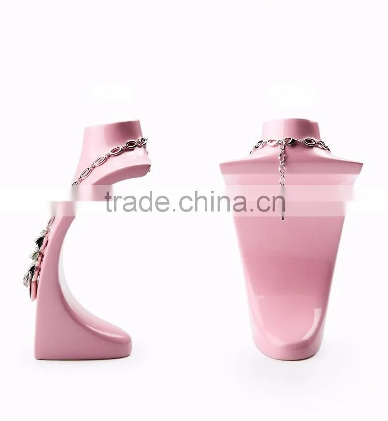 2016 new resin paint like jewelry display props model neck neck mode display shelf RX004