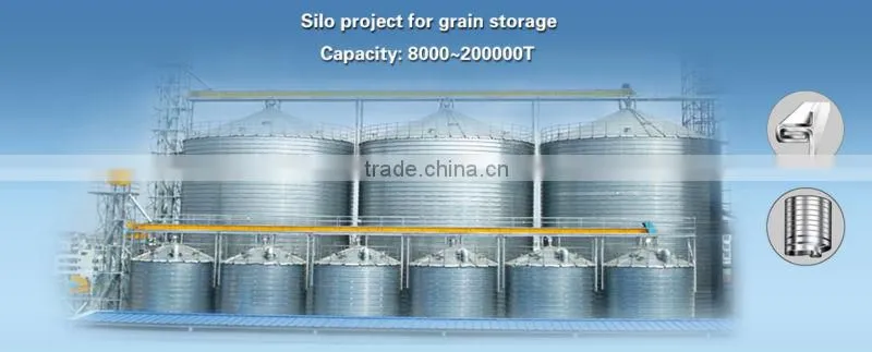 easy assembly grain silo with good feedback