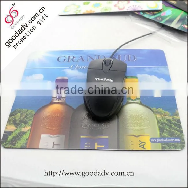 2015Hot sale eva foam mouse pad with pvc lamination