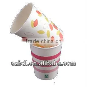 colorful disposable paper coffee cup tea cup with logo