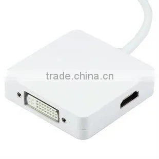 3 in 1 Mini Dispayport to HDMI DVI DP Adapter Cable