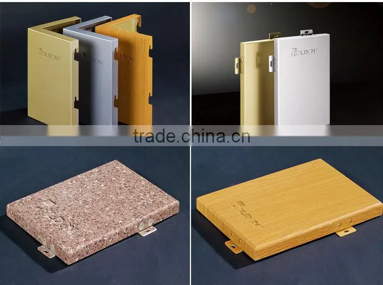 High-tech PVDF spray coating interior aluminum single panel apply to building facades