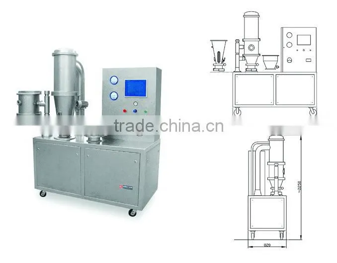 JG DPL-2 multi-functional dryer/coater/granulator/pelletor