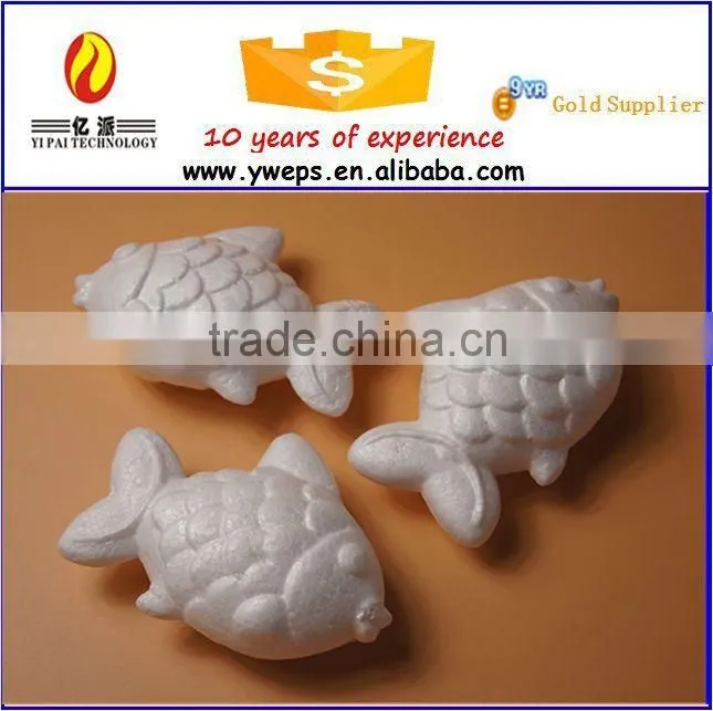 EPS white polyfoam goldfish model/ DIY educative animal model