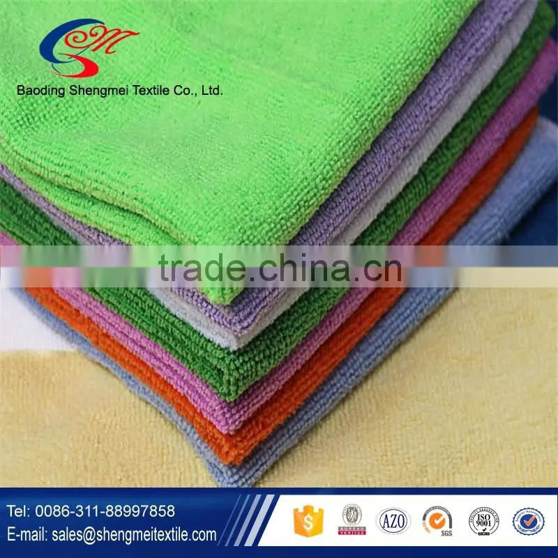 Premium quality and quick drying OEM order of microfiber cleaning towel