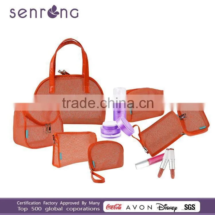promotional gold cosmetic bag lovely cosmetic bag