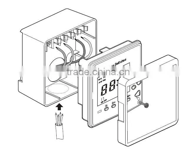 THC711 Channel weekly programmable digital electronic timer