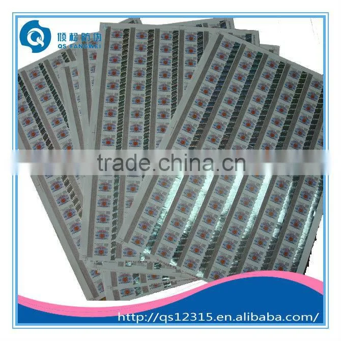 hot stamping foil sticker