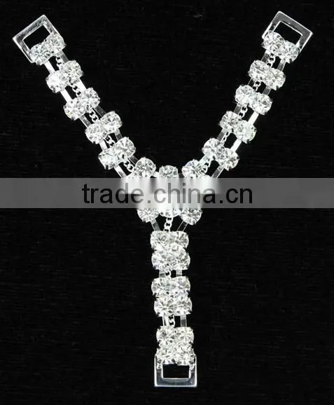 3 Branch Stones Rhinestone Bikini Connectors