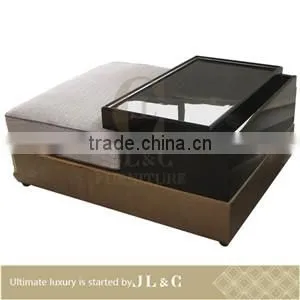JS14-20 2 seat armless sofa set in living room from JL&C luxury home furniture New sofa designs 2016 (China supplier)