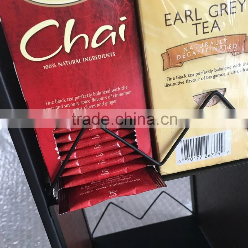 Factory Supply Custom Logo Metal Material Tea Box Shelf