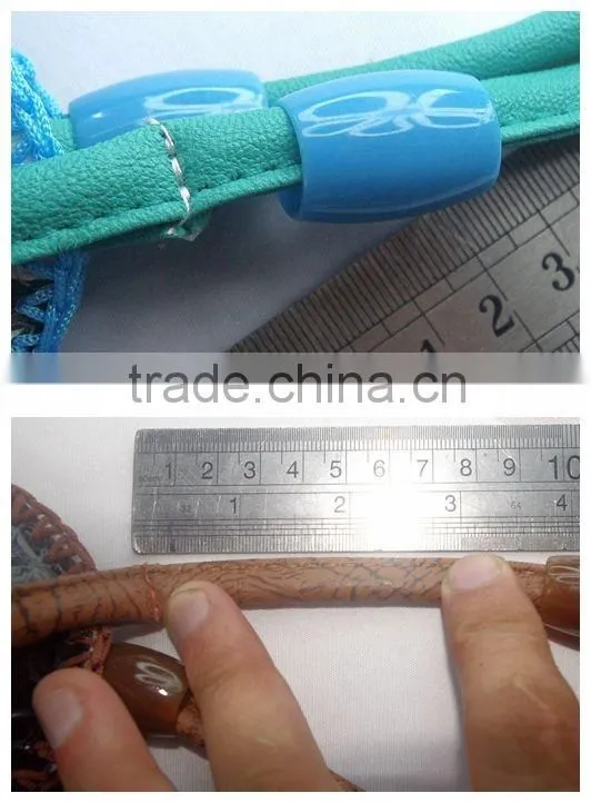 china leather handbag factory lady crochet design totally handmade
