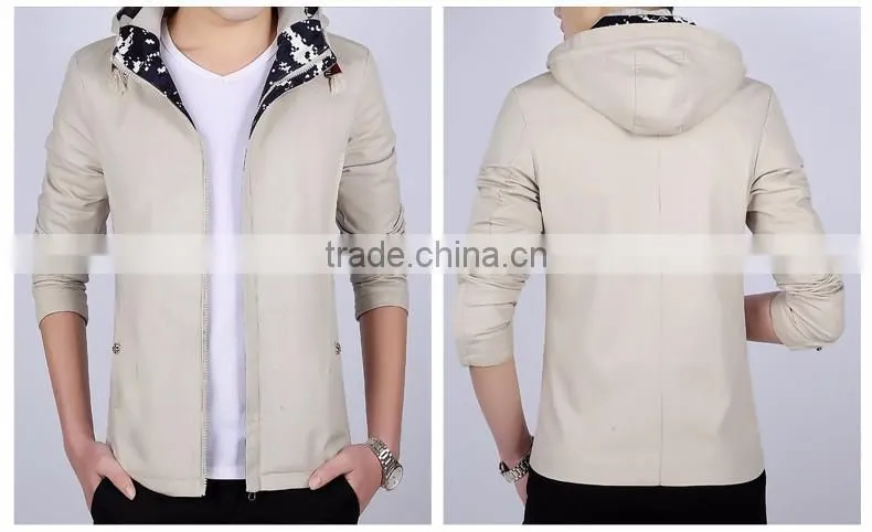 Wholesale hevay navy cotton mens custom winter jacket