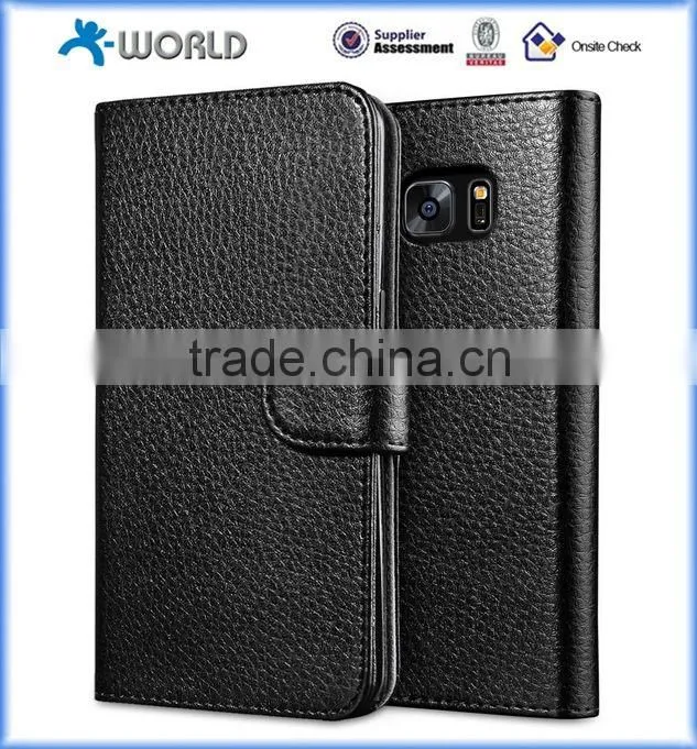 Hot selling Leather Flip Wallet Case for Samsung Galaxy Note 7