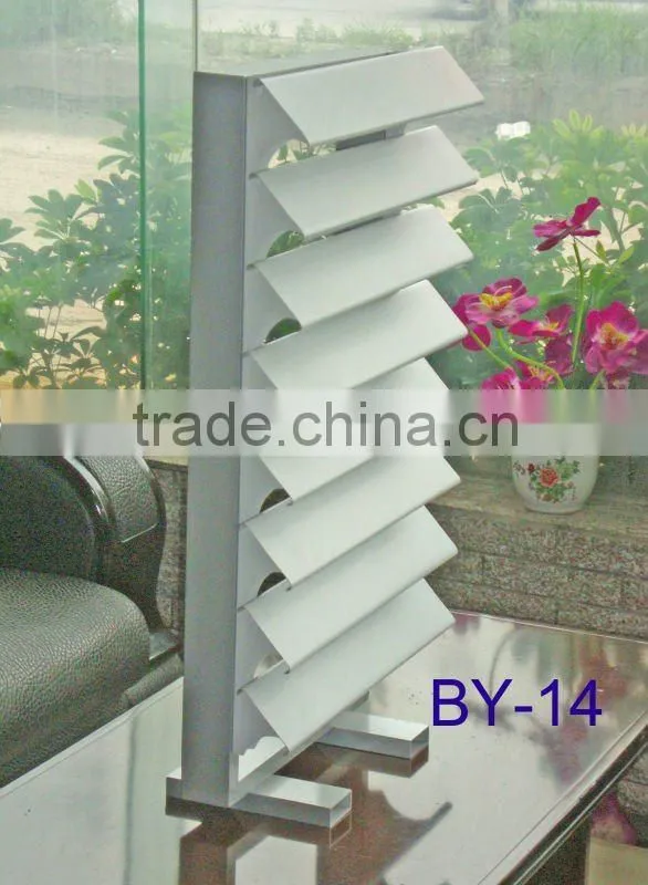 Curved perforated aluminum sun louver/screen (C E)