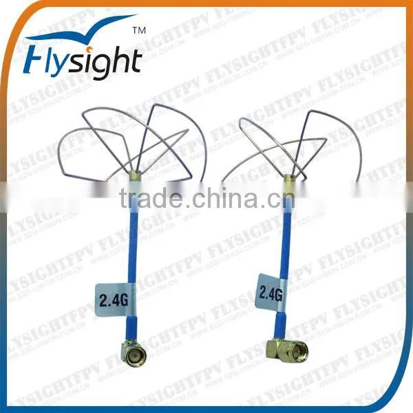 C252 FPV omnidirectiona 2.4ghz cloverleaf antenna for 2.4ghz FPV TX RX