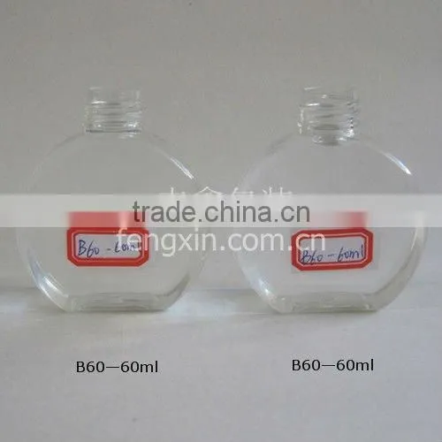 personal care use 2oz PET plastic bottle with screw cap