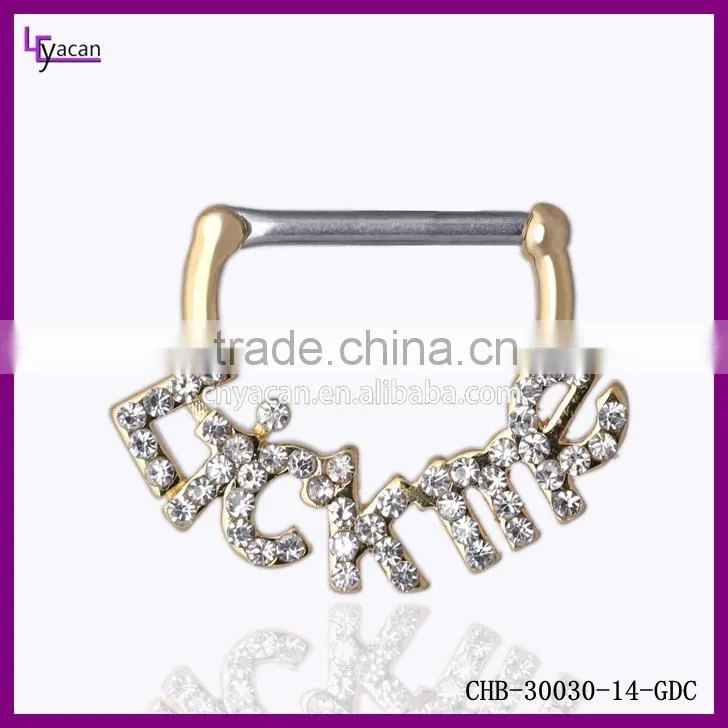 Wholesale 316L Stainless Steel Body Piercing Jewelry Nipple Shield Jewelry