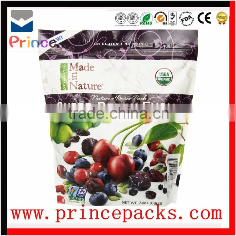 Laminated Foil Resealable Tobacco Bag With Custom Design