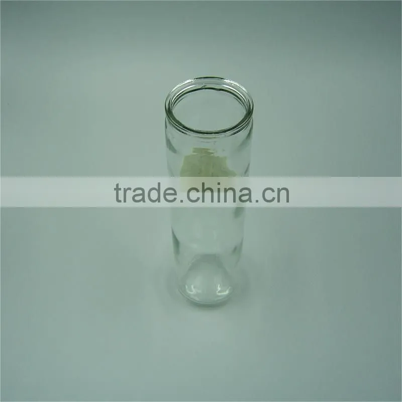 322ml Traditional Style Clear Straight Side Cylinder Glass Vase