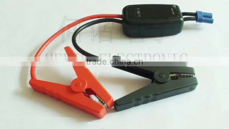 12v car battery jump starter intelligent booster cable with clamps for emergency tools portable car jump starter