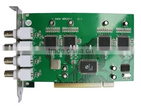4 channel H.264 dvr card (DVR-9404)