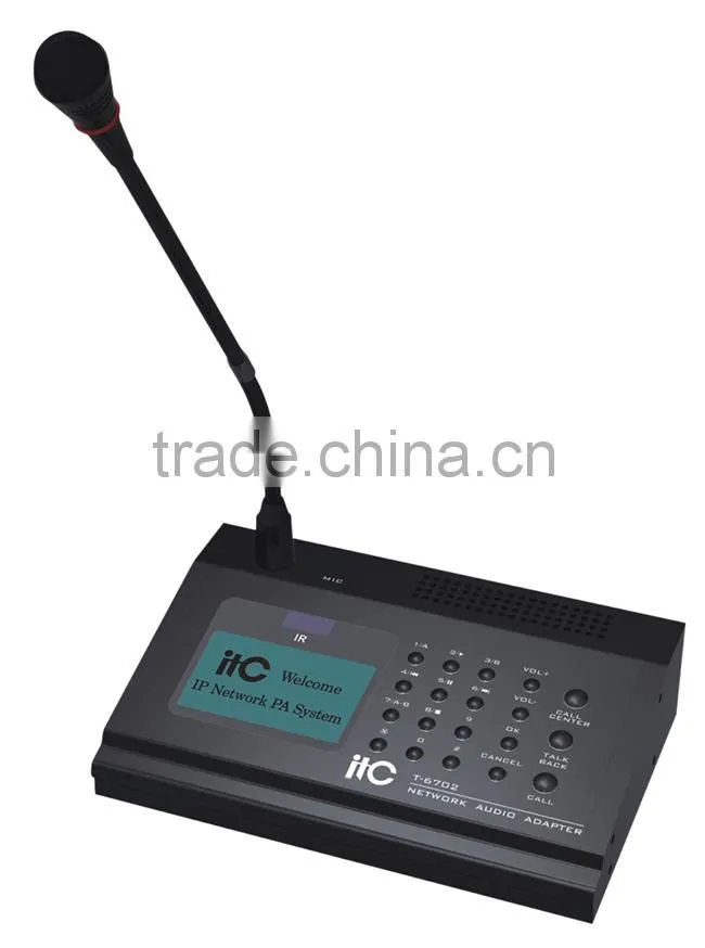 Desktop Microphones for IP PA system and IP intercom system