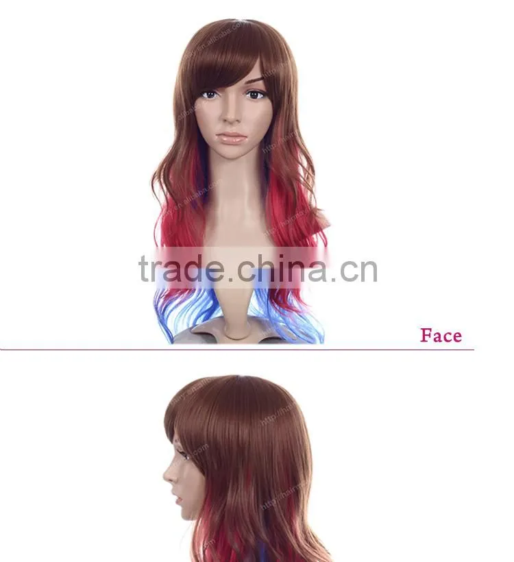 New style wholesale ombre synthetic hair