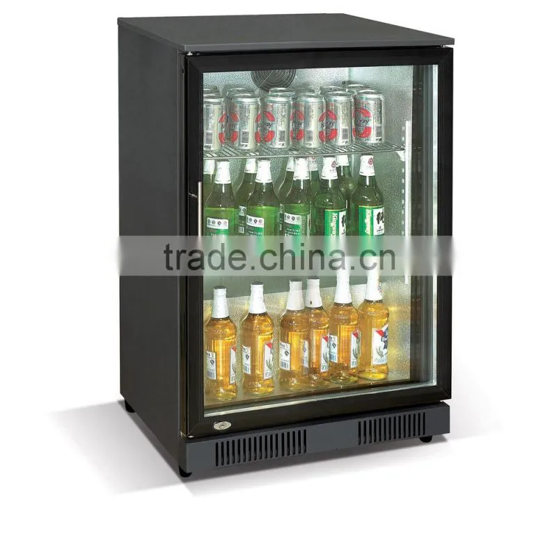 Single Glass Door Display Cooler 108L