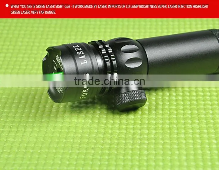 650nm Wavelength Night Vison Laser Rifle Scope,Windage&elevation adjustment hunting riflescope, red and green laser sight