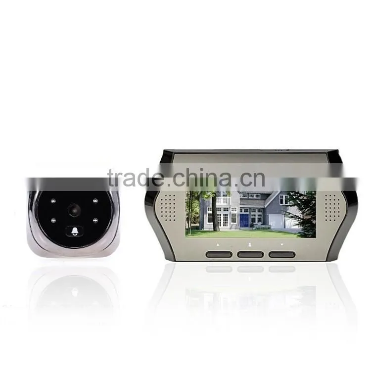 4.3 inch TFT LCD Screen wide angle night vision intercom Home Security Doorbell Digital electronic peephole eye door Viewer