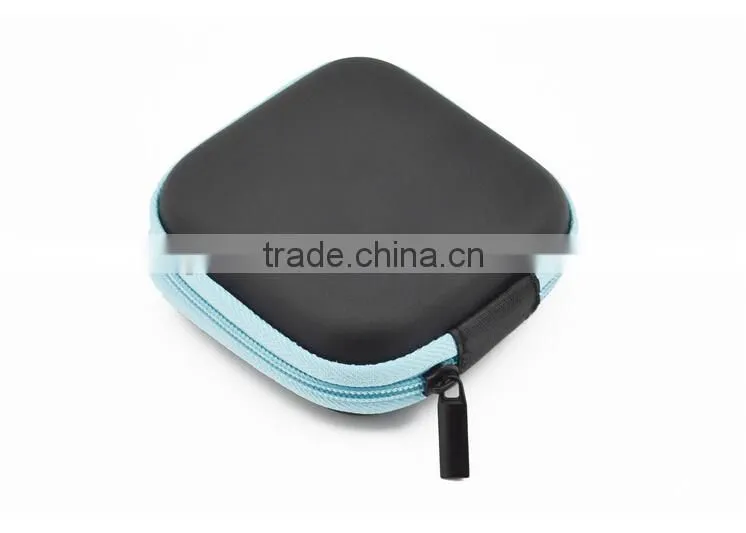 Mini Square Shape EVA Earphone Carrying Bag, EVA earphone case bag