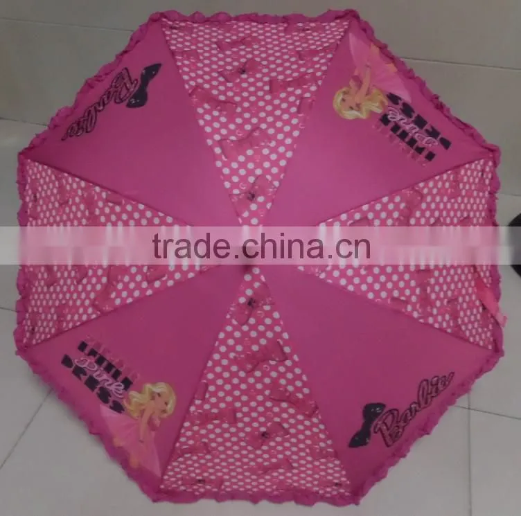 Automatic Girl Umbrella Cartoon Character Umbrela
